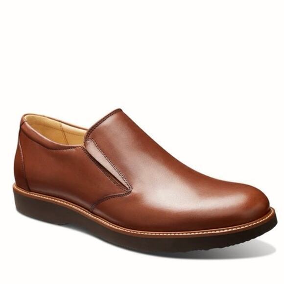 NWT Samuel Hubbard Men's Frequent Traveler Loafer‎ Whiskey Tan Leather US 9.5 W - Picture 14 of 16